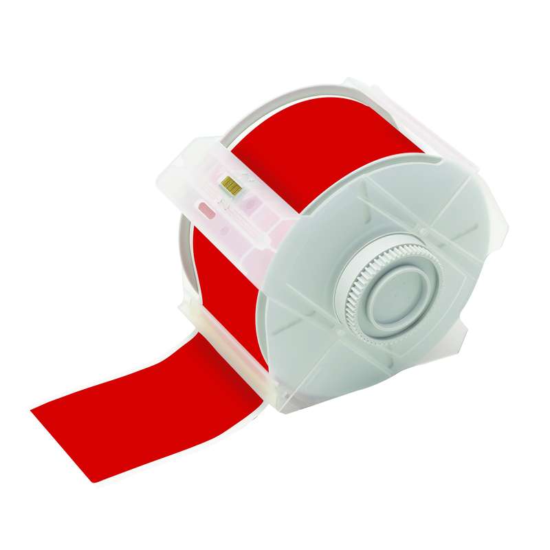 GlobalMark® Indoor/Outdoor Grade Vinyl Tape, 1-1/8" x 100', Red, 1 Roll